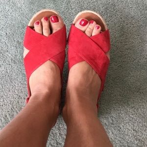 NICE soft genuine suede leather sandals❣️❣️